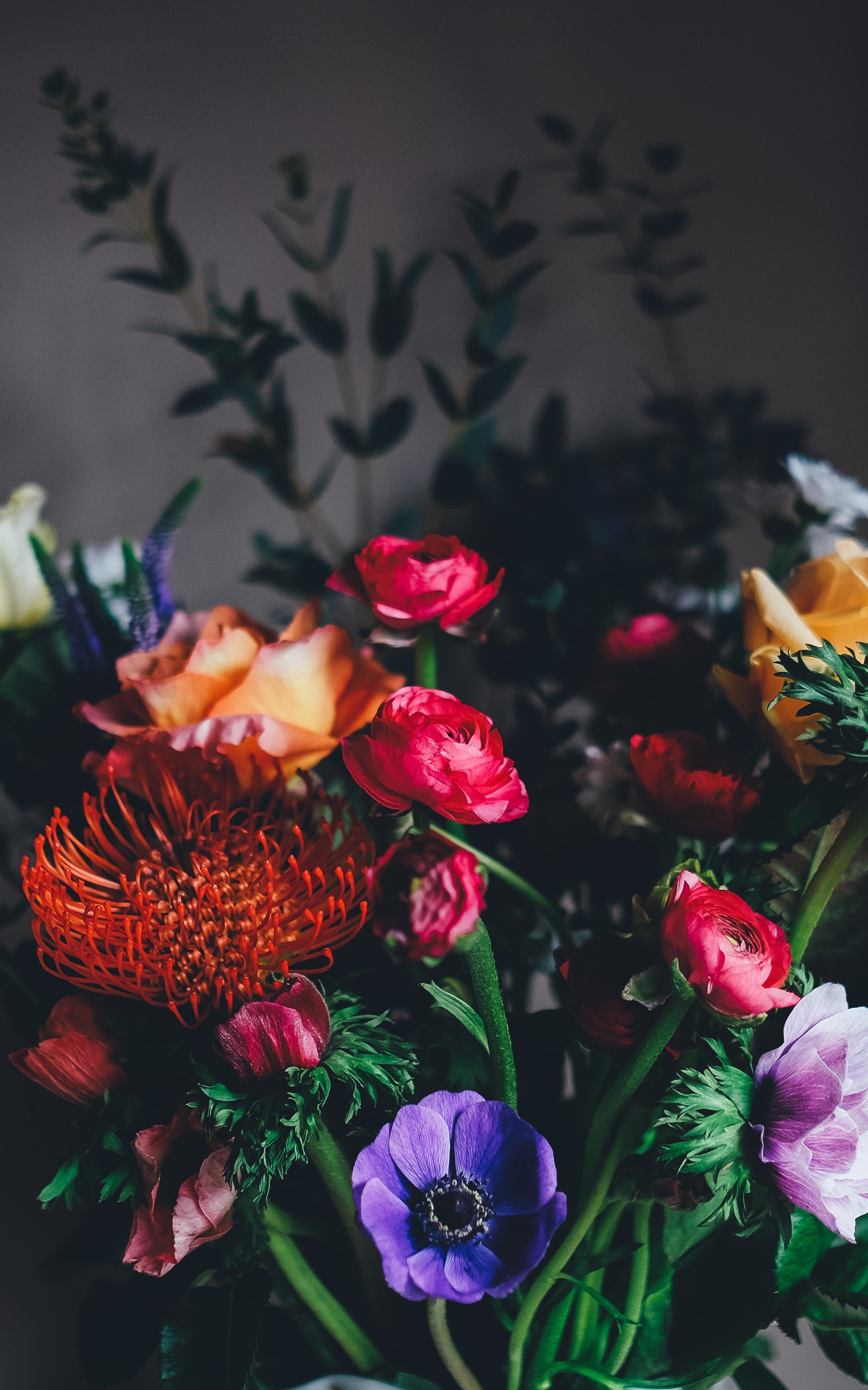 A bunch of flowers